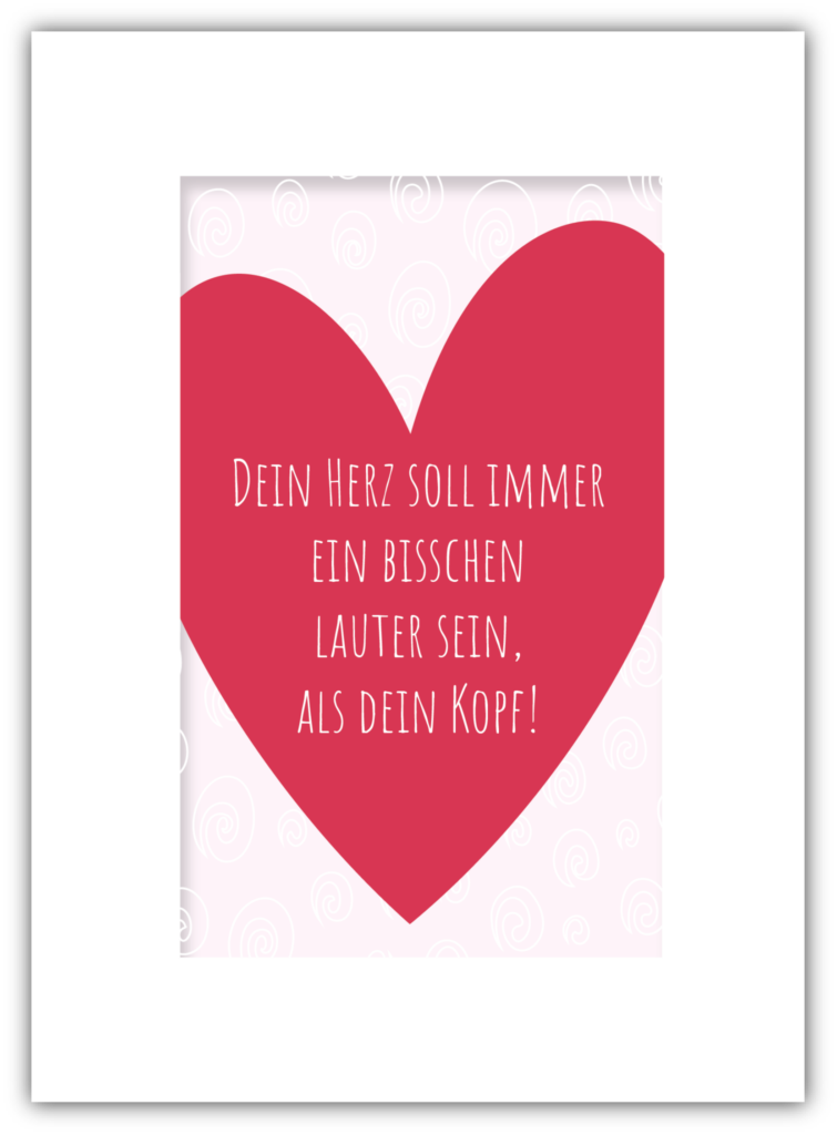 Wordarts-Passepartout-Karten-Herz-lauter-Verstand