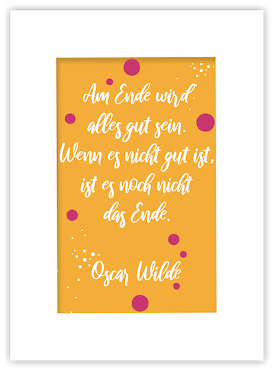 wordarts-passepartout-karten-am-ende-wird-alles-gut-sein am ende wird alles gut sein