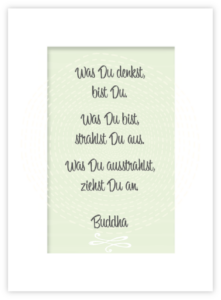 wordarts-passepartout-was-du-denkst-bist-du