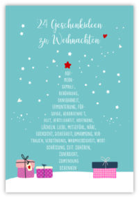 24 Geschenkideen zu Weihnachten