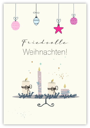 Friedvolle Weihnachten!