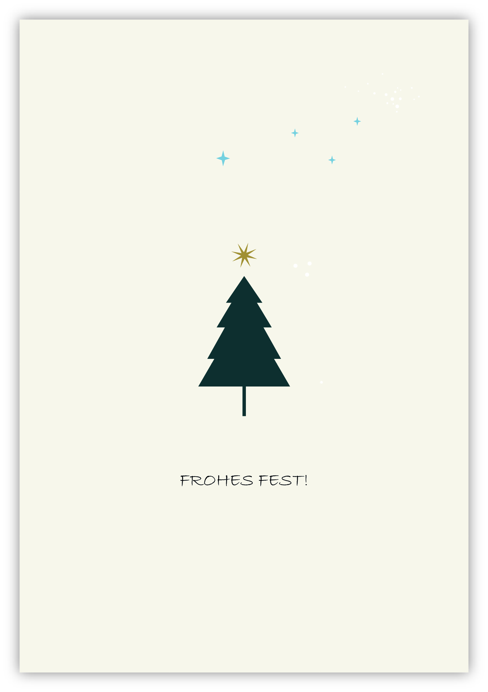 Frohes Fest Baum